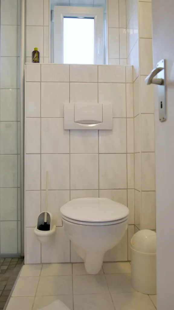 Das Badezimmer in der Fewo Anna